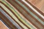 Vintage Horizontal Turkish Deco Striped rug No. 31820