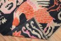 Dramatic Vintage Peacock Tibetan Rug No. 31829
