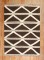 Modern Brown White Geometric Kilim No. 31877
