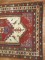Pictorial Antique Kazak rug No. 7548