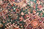 Emerald Green Vintage Persian Heriz No. 10949