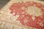 Red Antique Room Size Turkish Oushak Rug No. 8067