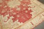 Red Antique Room Size Turkish Oushak Rug No. 8067