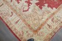 Red Antique Room Size Turkish Oushak Rug No. 8067