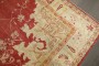 Red Antique Room Size Turkish Oushak Rug No. 8067