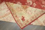 Red Antique Room Size Turkish Oushak Rug No. 8067