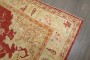 Red Antique Room Size Turkish Oushak Rug No. 8067