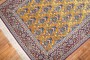 Bright Yellow Part Silk Persian Isfahan Rug No. 8232
