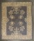 Gray Floral Antique Oushak Rug No. 8251