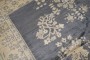 Gray Floral Antique Oushak Rug No. 8251