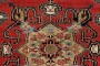 Jewel Toned Oversize Antique Serapi Carpet No. 8295