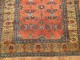 Persian  Hamedan Rust Color Square Rug No. 9347