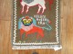 Vintage Lion Pictorial Rug No. 9866