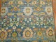 Antique blue green malayer rug No. 9958