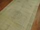 Beige and Green Chinese Gallery Corridor Rug No. j1069