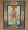 Antique Tibetan Floral Rug Mat No. j1093