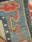 Antique Tibetan Floral Rug Mat No. j1093