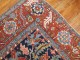 Vibrant Navy Blue Persian Heriz Rug No. j1346