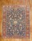 Vibrant Navy Blue Persian Heriz Rug No. j1346