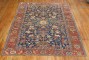 Vibrant Navy Blue Persian Heriz Rug No. j1346