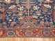 Vibrant Navy Blue Persian Heriz Rug No. j1346