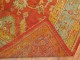 Antique Turkish Tomato Red Oushak rug No. j1368