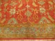 Antique Turkish Tomato Red Oushak rug No. j1368