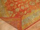 Antique Turkish Tomato Red Oushak rug No. j1368