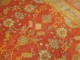 Antique Turkish Tomato Red Oushak rug No. j1368