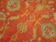 Antique Turkish Tomato Red Oushak rug No. j1368