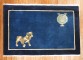 Yale University Vintage Chinese Rug with Dog No. j1505
