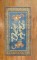 Double Dragon Blue Vintage Turkish Rug No. j1647
