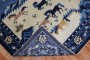 Horse Herd Pictorial Square Chinese Carpet No. j1681