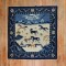 Horse Herd Pictorial Square Chinese Carpet No. j1681