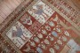 Rare Antique Horse Rooster Shirvan Caucasian Rug Dated 1948 No. j1697