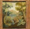 French Green Tapestry Wall Hanging No. j1741