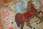 Rare Horse Pictorial Antique Karabagh Rug No. j1833