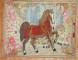 Rare Horse Pictorial Antique Karabagh Rug No. j1833