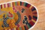 Oval Dragon Art Deco Chinese Rug No. j2135