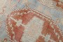 Vintage Turkish Tomato Red Blue Rug No. j2244