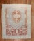 Vintage Turkish Tomato Red Blue Rug No. j2244