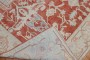 Vintage Turkish Tomato Red Blue Rug No. j2244
