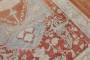 Vintage Turkish Tomato Red Blue Rug No. j2244