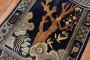 Navy Blue Tree Pattern Antique Chinese Rug No. j2246