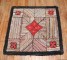 Square American Hooked Rug No. j2399