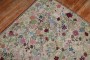 Square American Hooked Floral Rug No. j2508