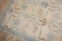 Ivory Field Floating Bird Persian Tabriz Rug No. j2517