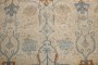 Ivory Field Floating Bird Persian Tabriz Rug No. j2517