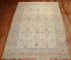 Ivory Field Floating Bird Persian Tabriz Rug No. j2517