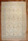 Ivory Field Floating Bird Persian Tabriz Rug No. j2517